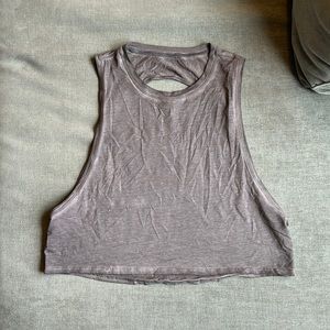 Lululemon blueish grey tank sz 6